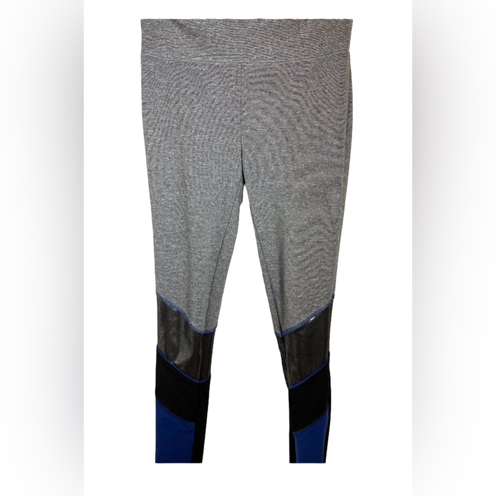 Stylish Justice black and blue leggings 14/16